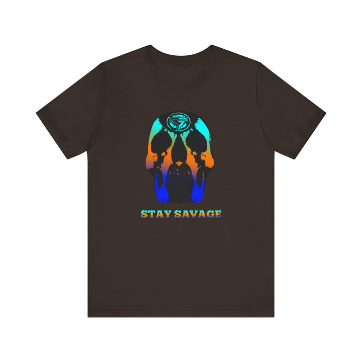 SKULLATOR BLUE ORANGE AQUA  /STAY SAVAGE