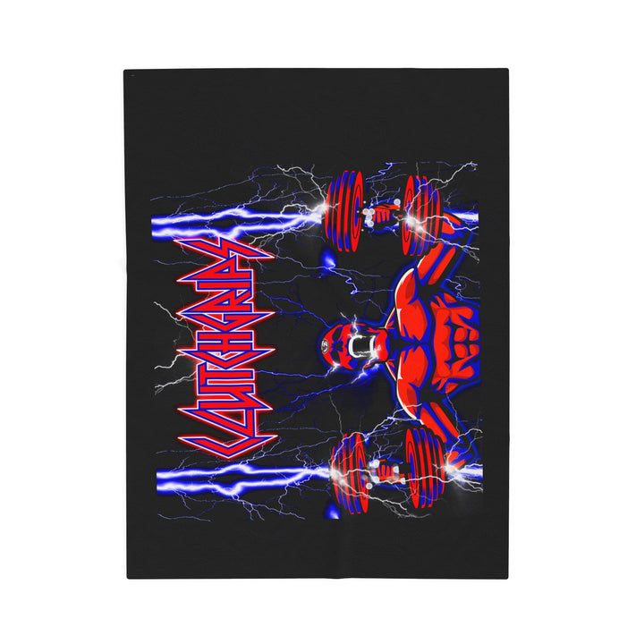 RIDE THE LIGHTNING RED BLUE /CLUTCHGRIPS BLANKET