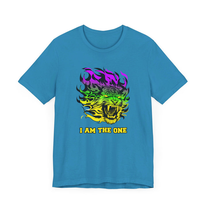 TIGER FLAME YELLOW GREEN PURPLE FADE/I AM THE ONE