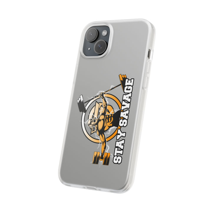 SPARTAN LIFT ORANGE WHITE PHONE CASE/STAY SAVAGE