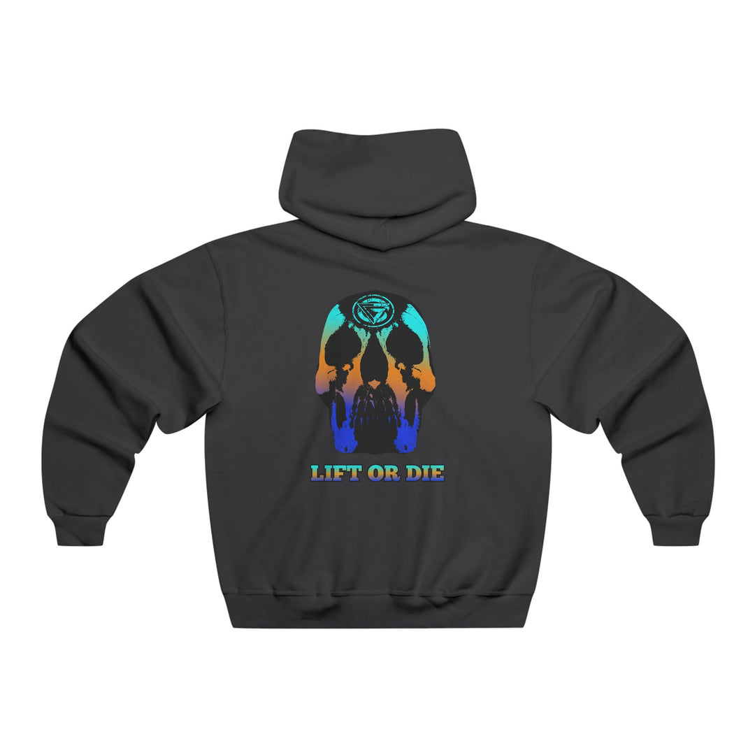 SKULLATOR-BLUE ORANGE AQUA FADE/LIFT OR DIE