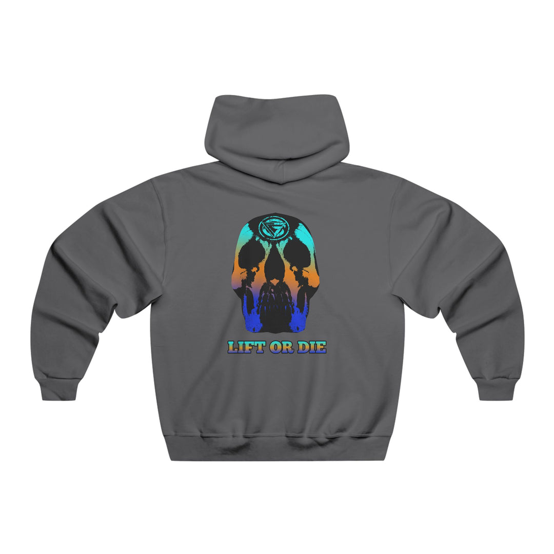 SKULLATOR-BLUE ORANGE AQUA FADE/LIFT OR DIE
