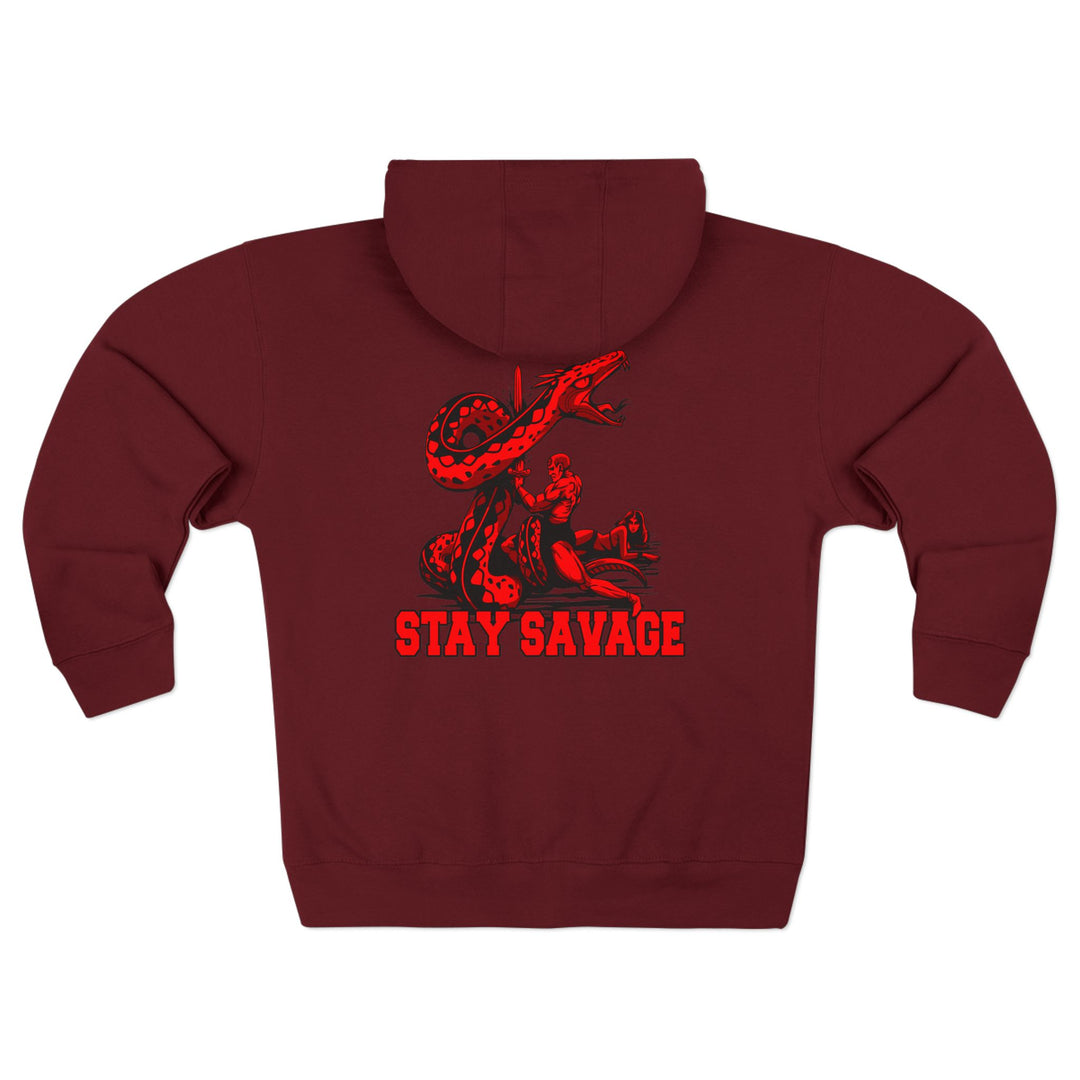 CG SERPENT SLAYER RED /STAY SAVAGE ZIP UP