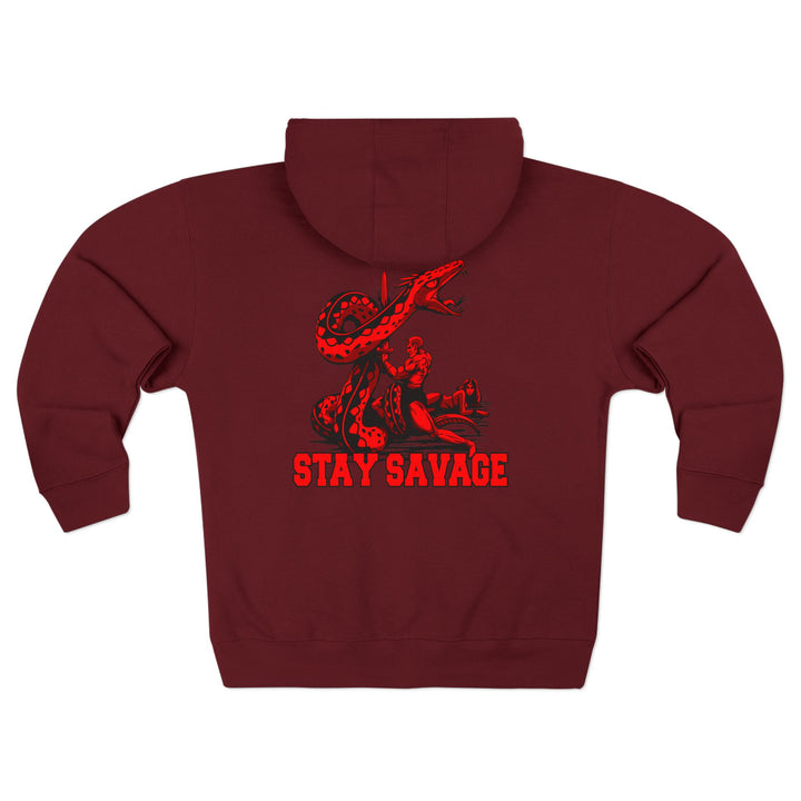 CG SERPENT SLAYER RED /STAY SAVAGE ZIP UP