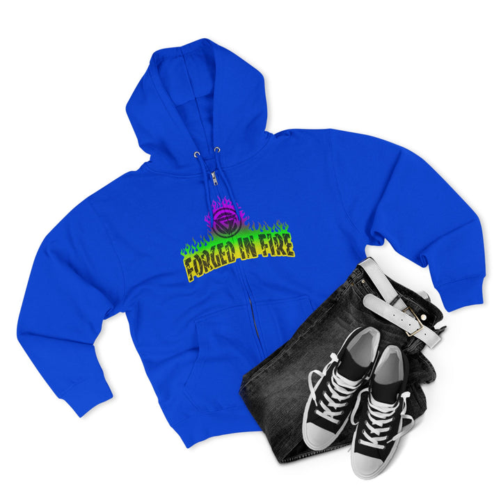 CG LIGHTNING KING YELLOW GREEN PURPLE /STAY SAVAGE ZIP UP