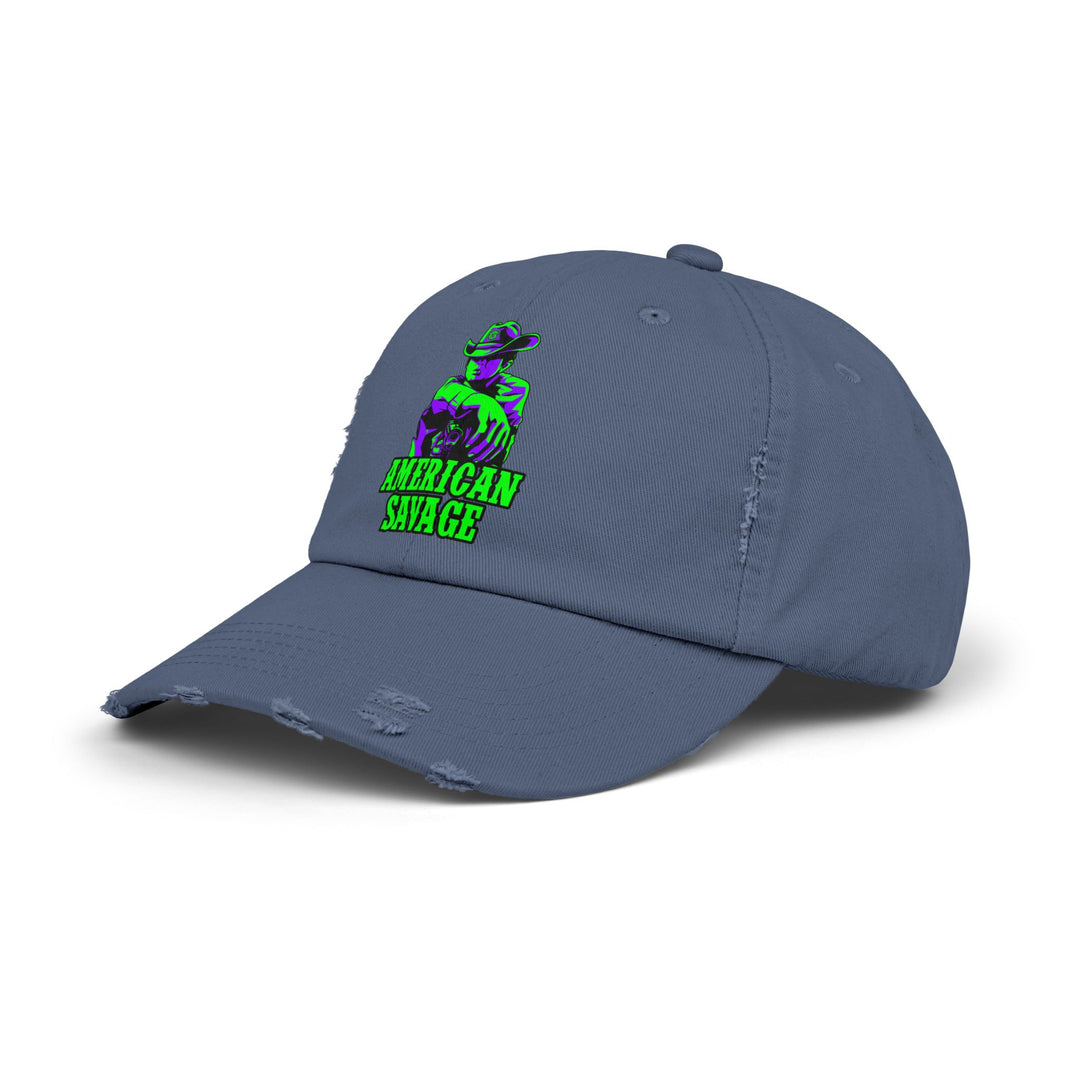 COWBOY KILLER PURPLE GREEN /AMERICAN SAVAGE CAP