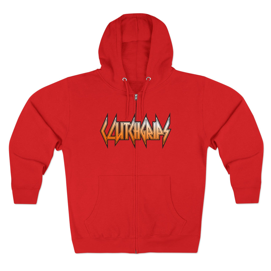 CG A AMERICAN WARRIORS ORANGE WHITE FADE /CONQUER ZIP UP