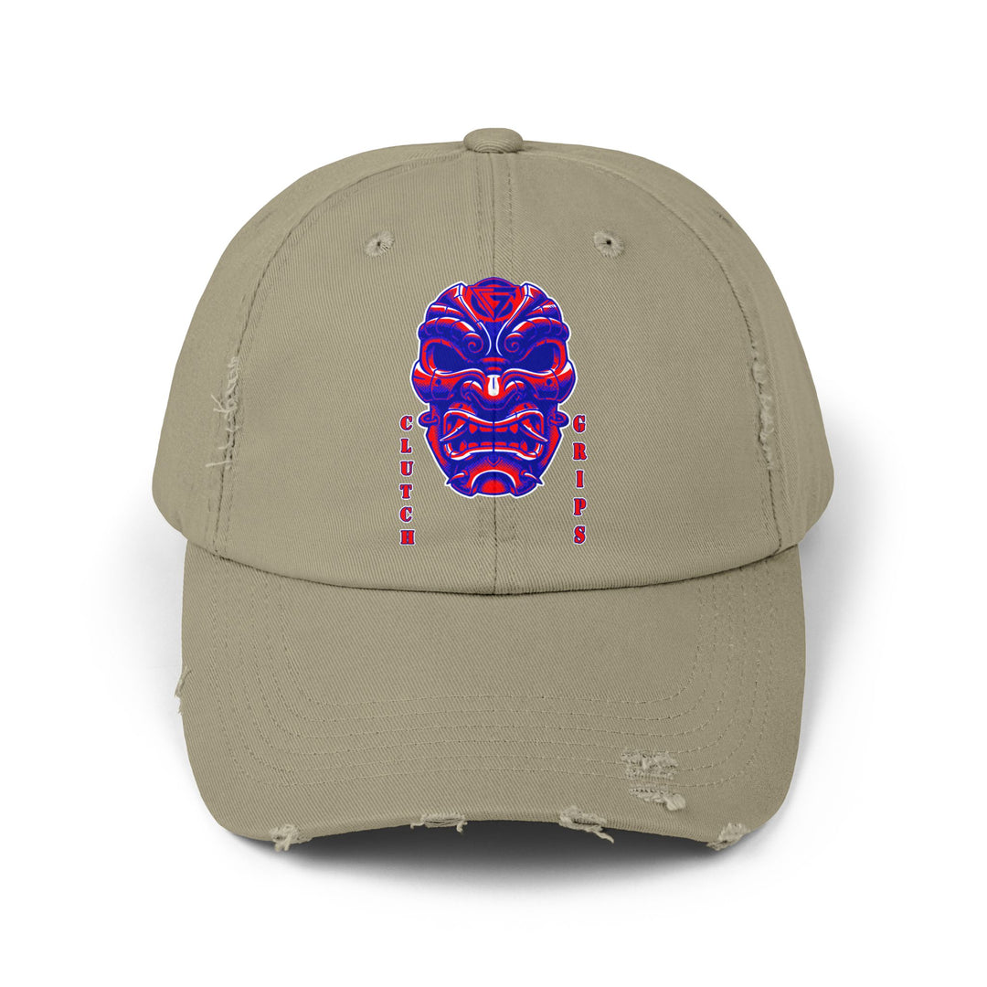 CG SAMURAI MASK RED BLUE CAP