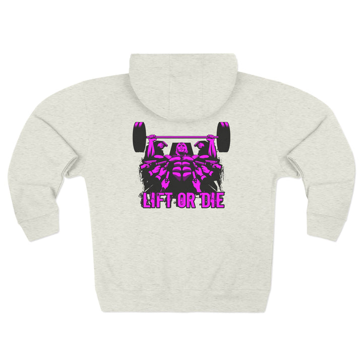 MAC WICK LIFT BURPLE 7 PILLARS FRONT /LIFT OR DIE ZIP UP