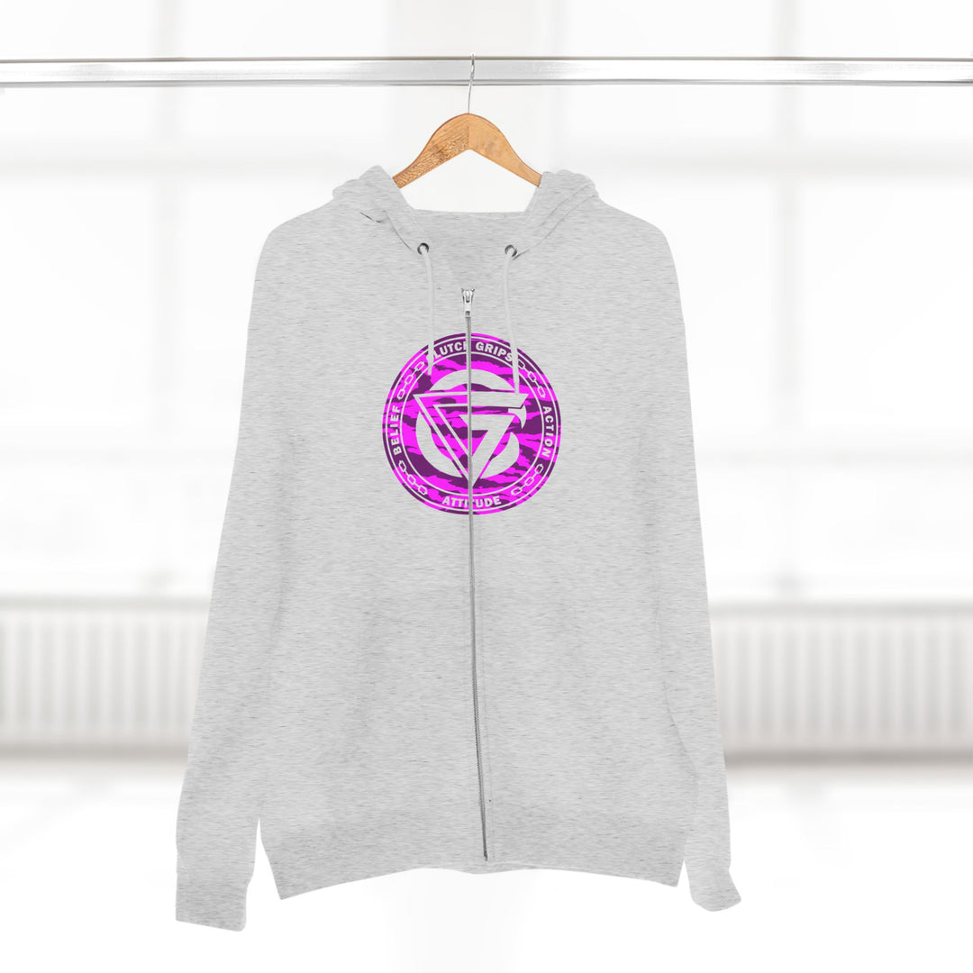 MAC WICK LIFT BURPLE CAMO FRONT/LIFT OR DIE ZIP UP