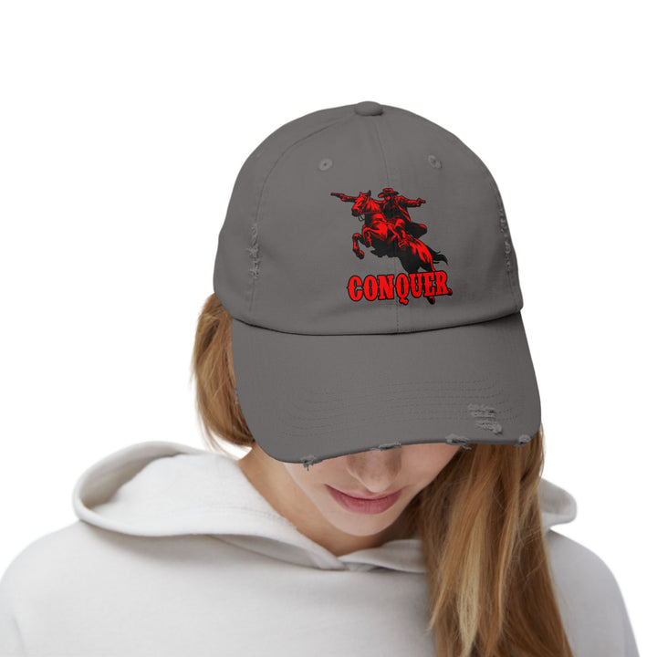 CG COWBOY REBEL RED/CONQUER CAP