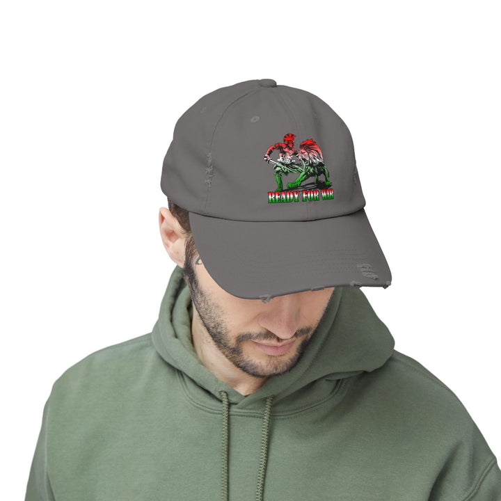 CG LION TAMER RED WHITE GREEN FADE /WELCOME TO THE JUNGLE CAP
