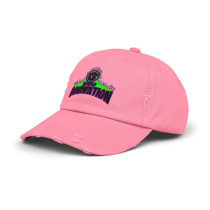 CG PURPLE GREEN FIRE /WORLD DOMINATION CAP