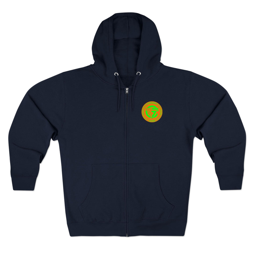 SPARTAN LIFT ORANGE GREEN  /STAY SAVAGE ZIP UP
