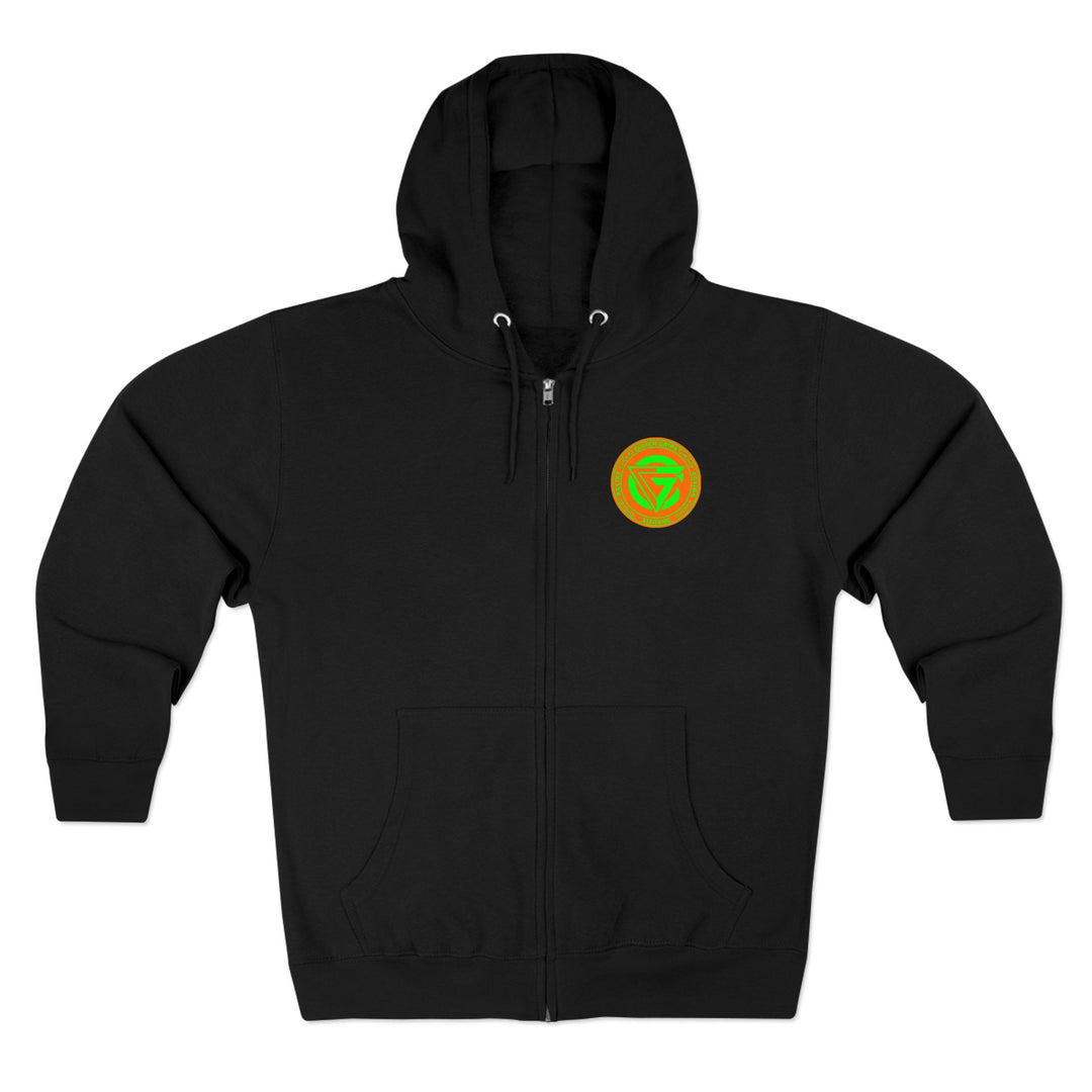 SPARTAN LIFT ORANGE GREEN  /STAY SAVAGE ZIP UP