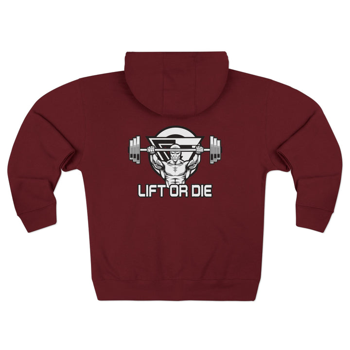 ENTER THE MAC BLACK WHITE/LIFT OR DIE ZIP UP