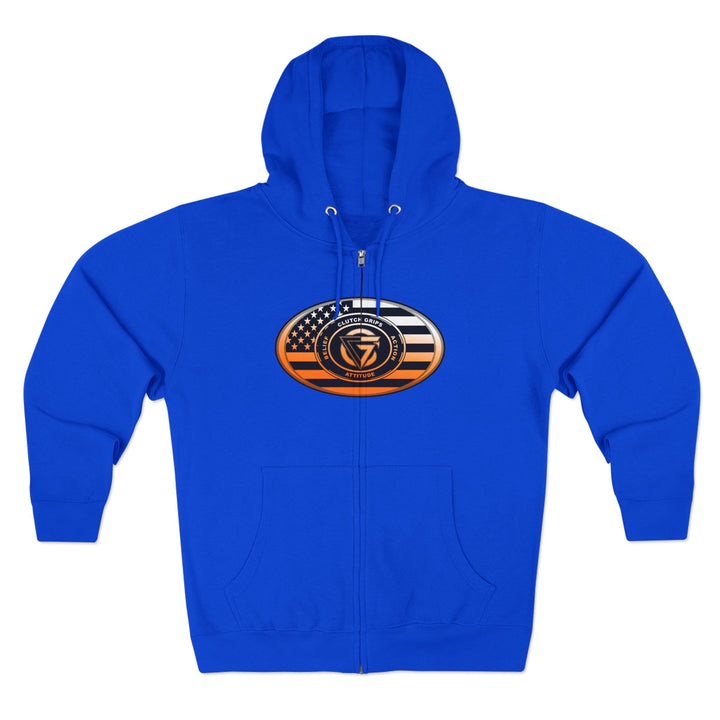 CG LIFT KICK ORANGE WHITE FADE/WELCOME TO THE JUNGLE ZIP UP