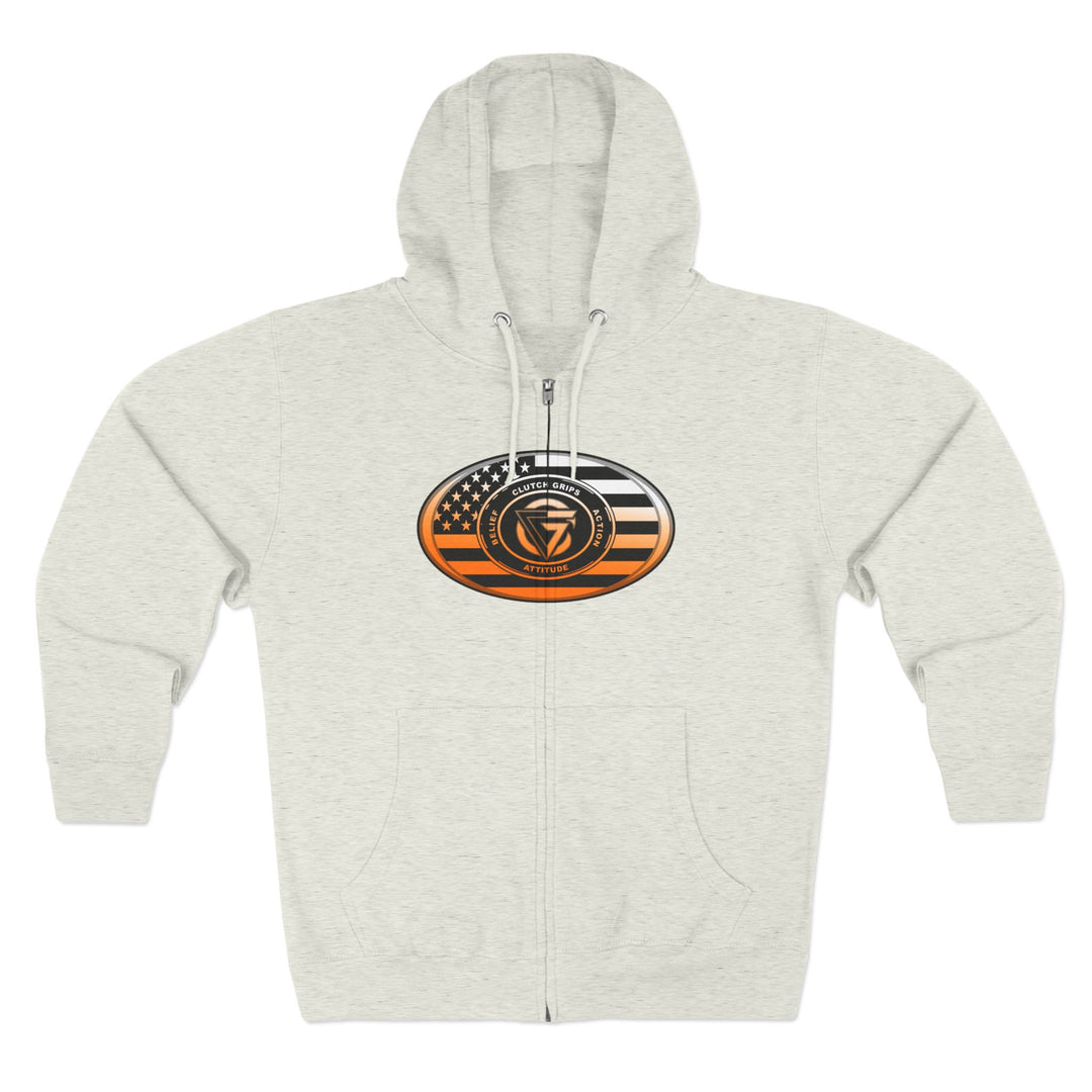 CG LIFT KICK ORANGE WHITE FADE/WELCOME TO THE JUNGLE ZIP UP
