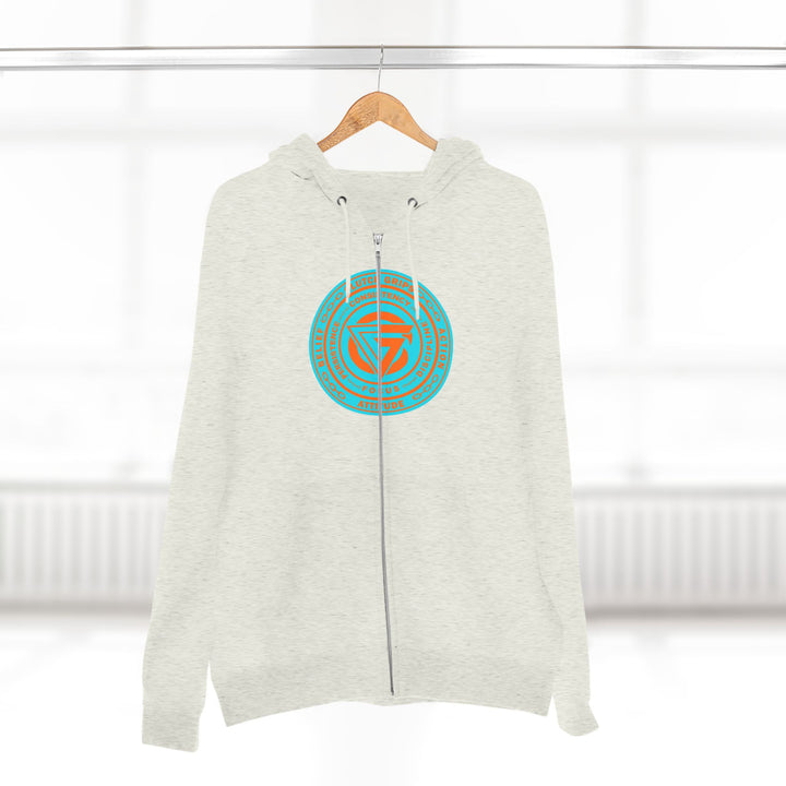 CG BIG MAC CHIEF AQUA ORANGE/CONQUER ZIP UP