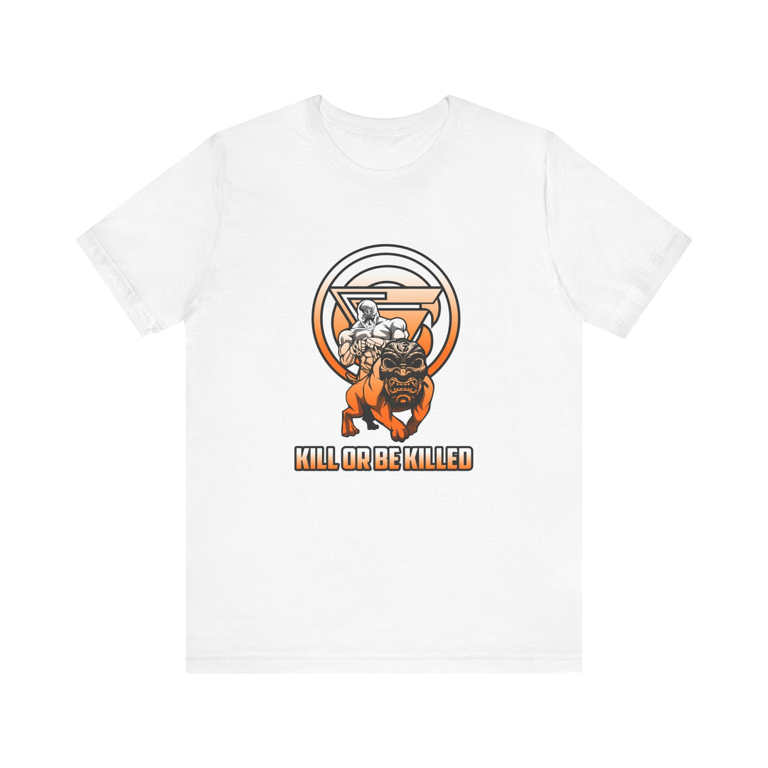 CG ANGRY DOG ORANGE WHITE FADE/KILL OR BE KILLED