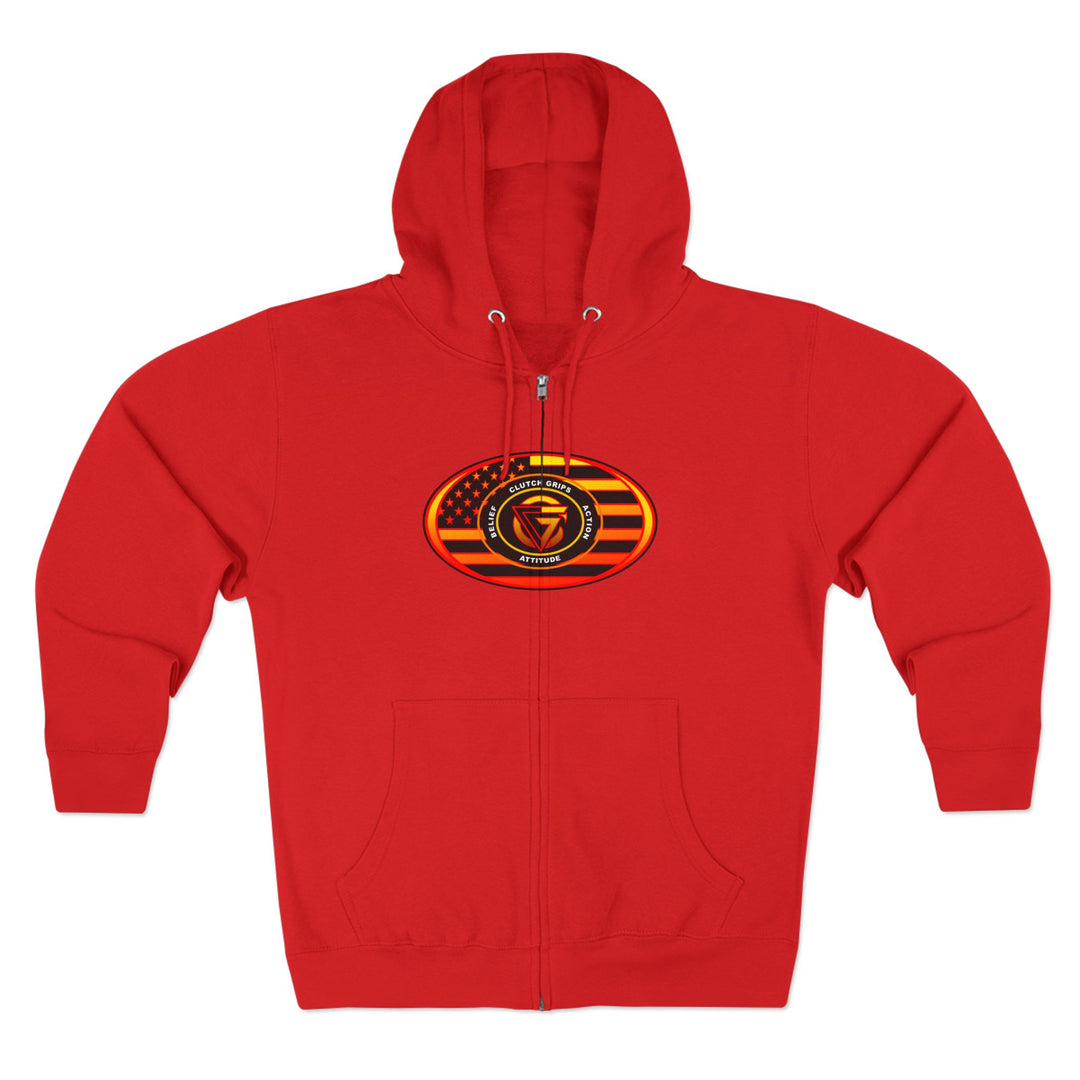 MAC VS SNAKE ORANGE GOLD FADE /WELCOME TO THE JUNGLE ZIP UP
