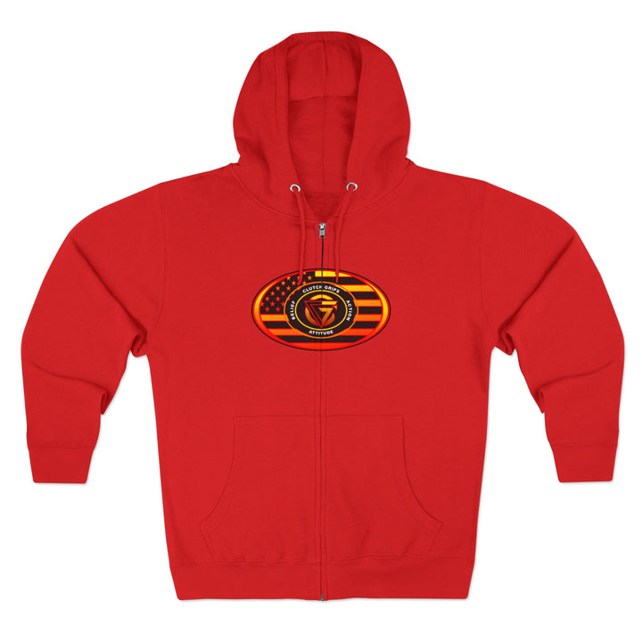 MAC VS SNAKE ORANGE GOLD FADE /WELCOME TO THE JUNGLE ZIP UP