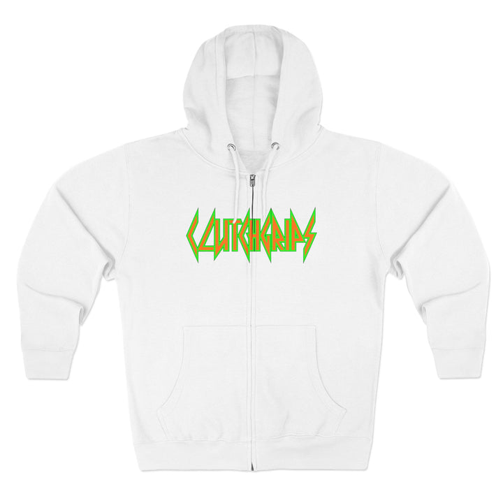 MAC SNAP DRAGON ORANGE GREEN /LIFT OR DIE ZIP UP