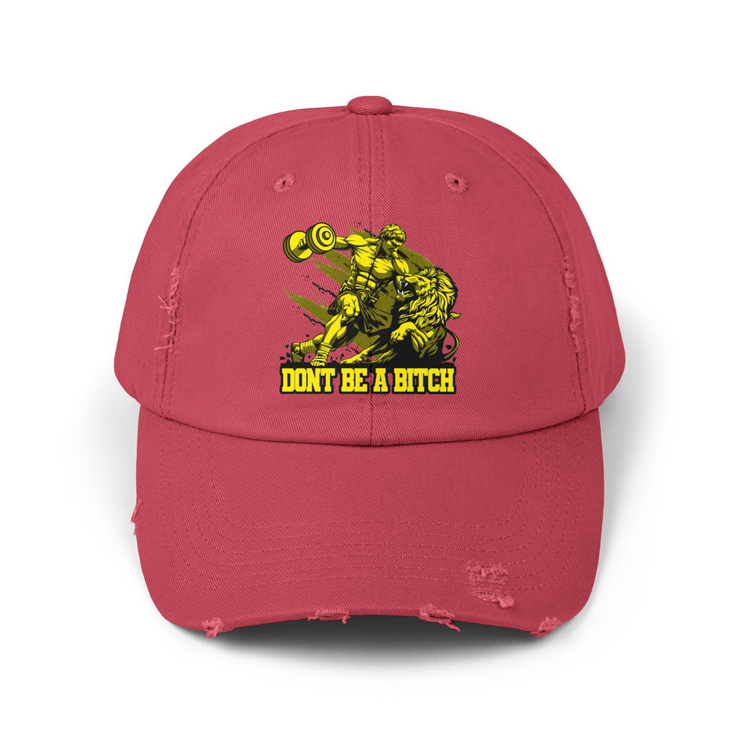 COLISEUM MAC VS LION YELLOW BLACK /DONT BE A BITCH CAP
