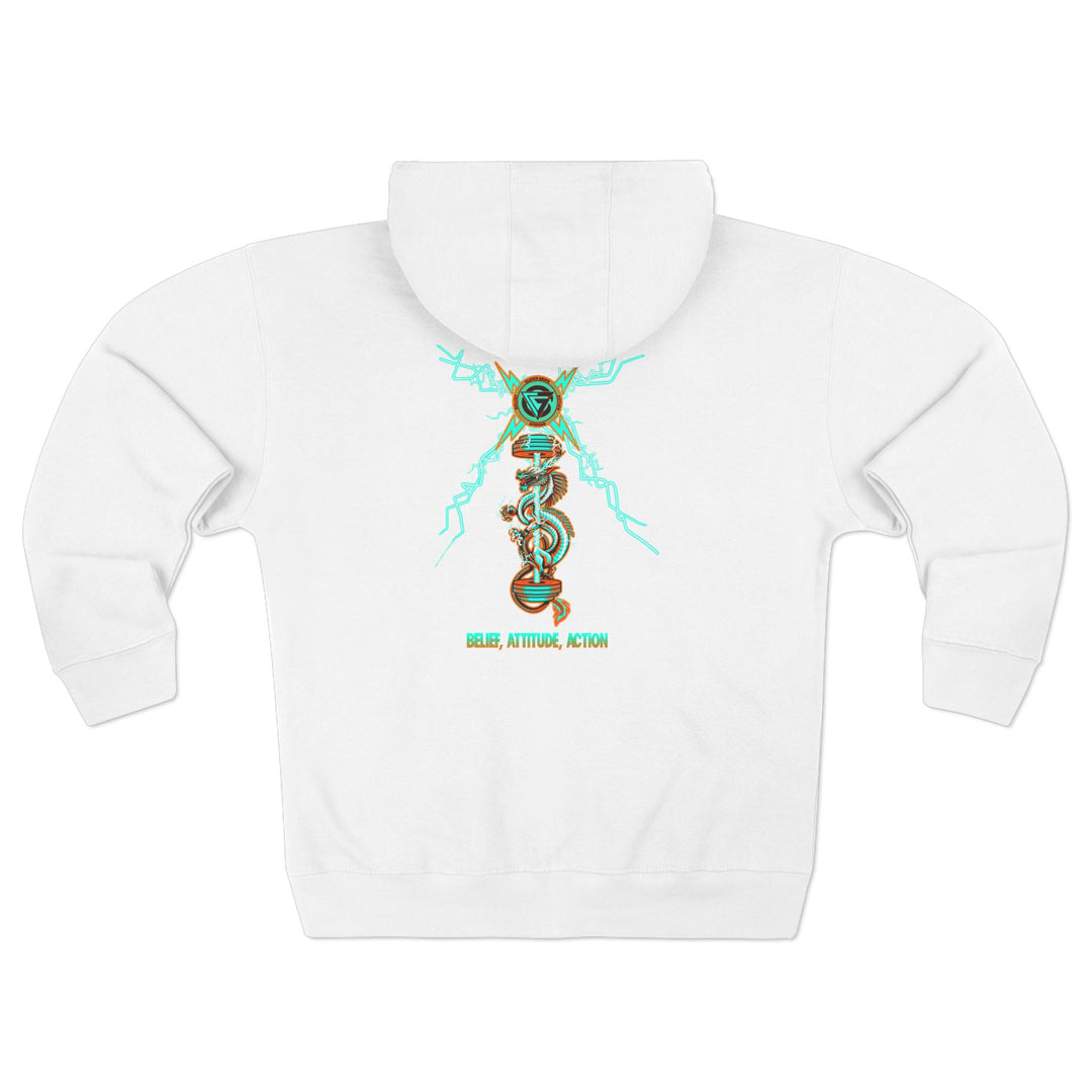 CG DRAGON BELLE LIGHTNING/DIAMOND MIAMI COLORS /BELIEF ATTITUDE ACTION ZIP UP