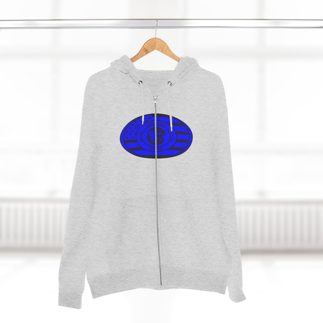 MAC WICK LIFT BLUE CG FLAG /LIFT OR DIE ZIP UP