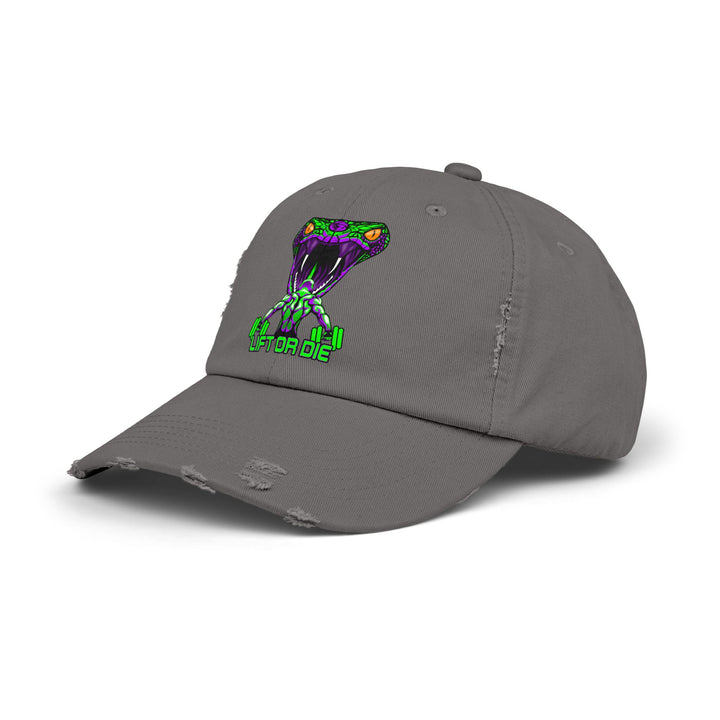MAN VS VIPER PURPLE GREEN /LIFT OR DIE CAP