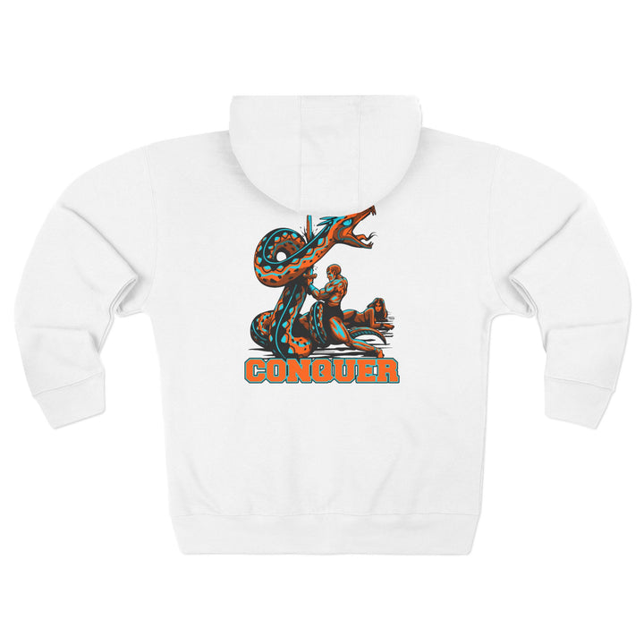 CG SERPENT SLAYER RED MIAMI COLORS /CONQUER ZIP UP