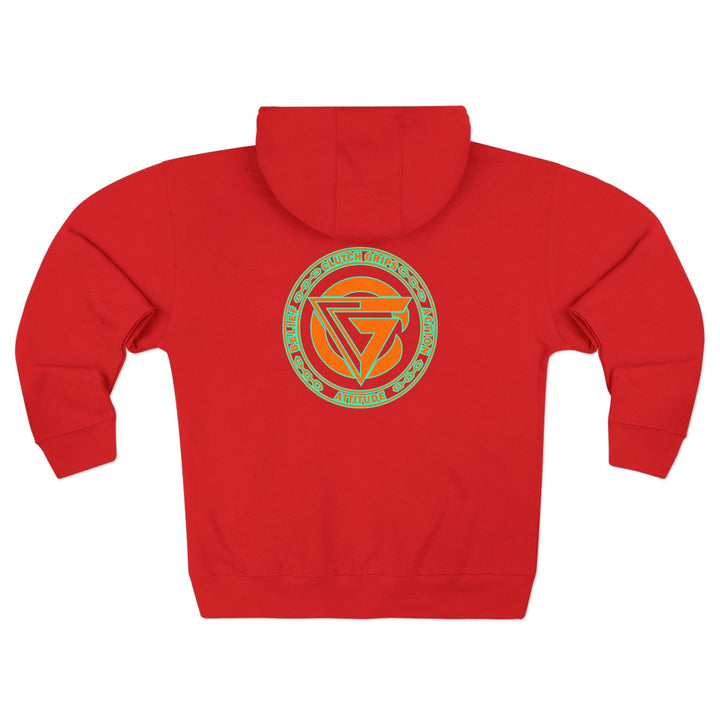 CG DIAMOND DBL BELL SKULL MIAMI COLORS /CLUTCHGRIPS ZIP UP