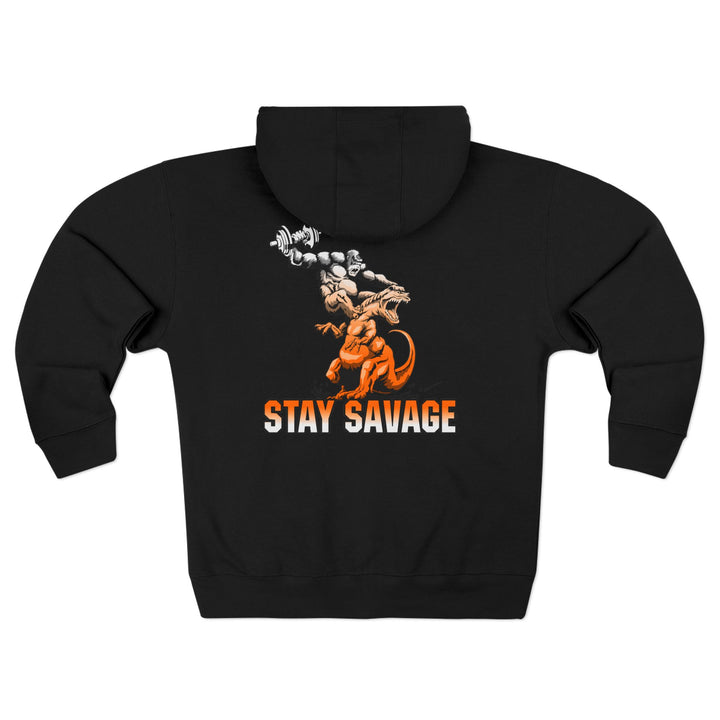 CG APE VS ZILLA 2ND FIGHT ORANGE WHITE FADE /STAY SAVAGE ZIP UP