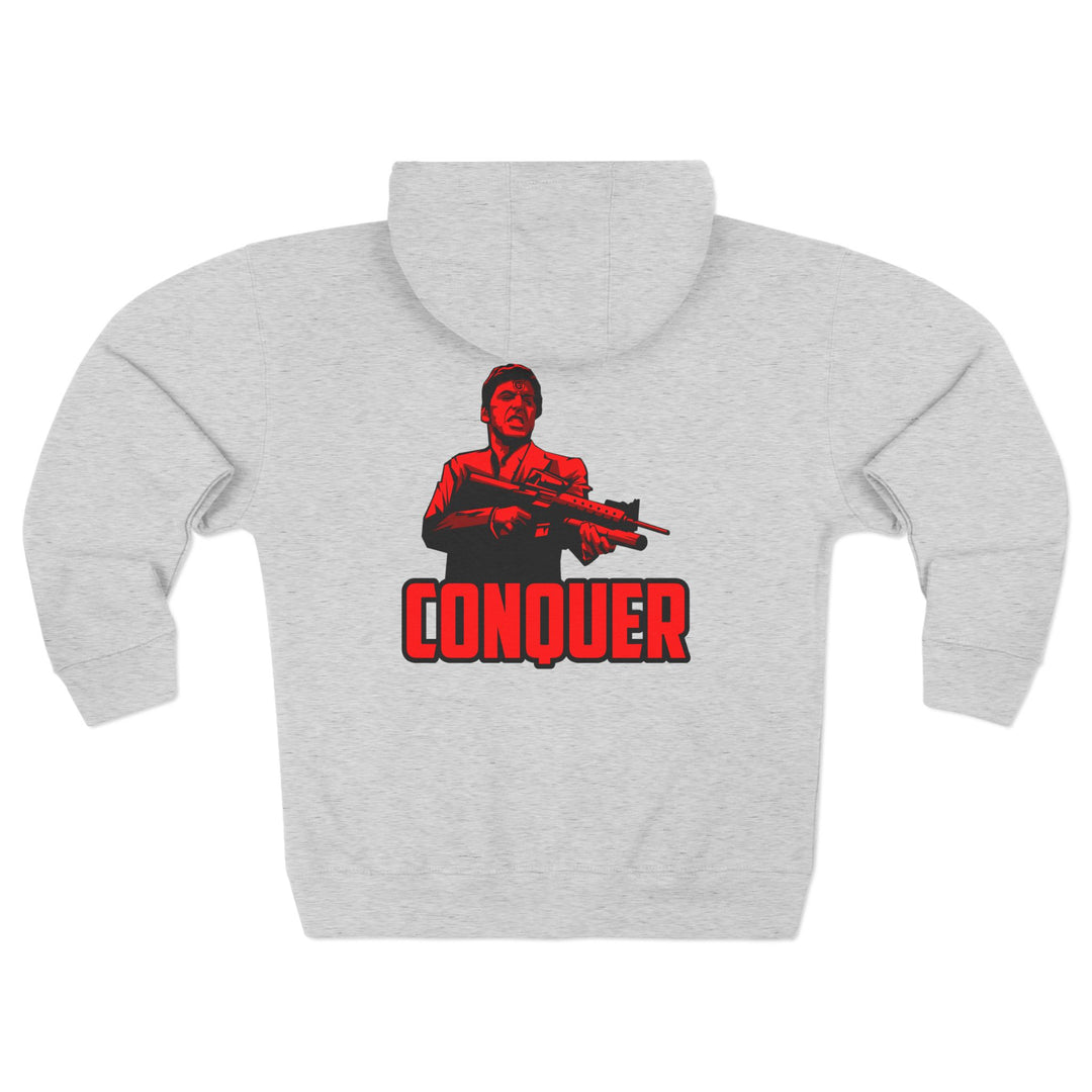 CG FINAL BOSS RED/CONQUER ZIP UP