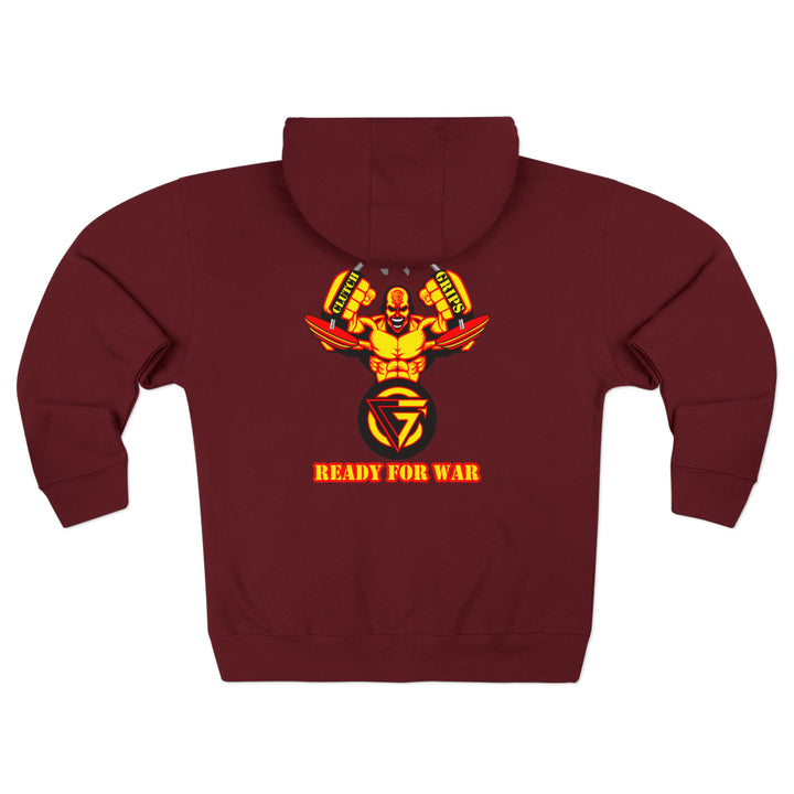 MAC SNAP GOLD RED /READY FOR WAR ZIP UP