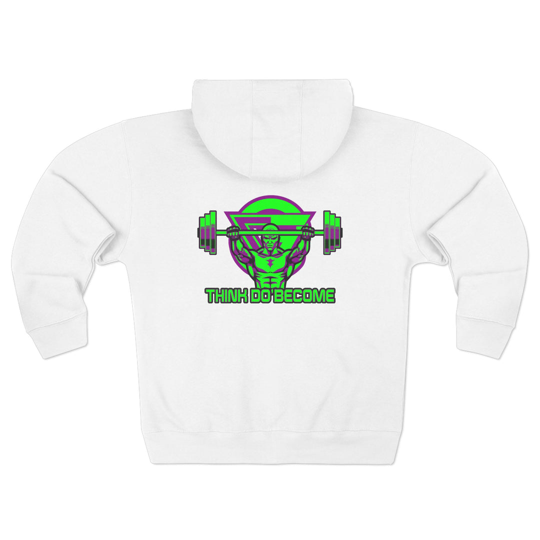 ENTER THE MAC PURPLE GREEN/THINK DO BECOME ZIP UP