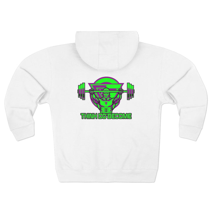 ENTER THE MAC PURPLE GREEN/THINK DO BECOME ZIP UP