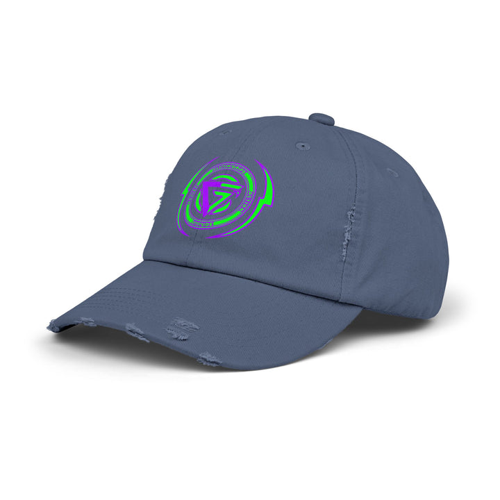 CG LOGO LIGHTNING ARCHES GREEN PURPLE/BELIEF ATTITUDE ACTION CAP