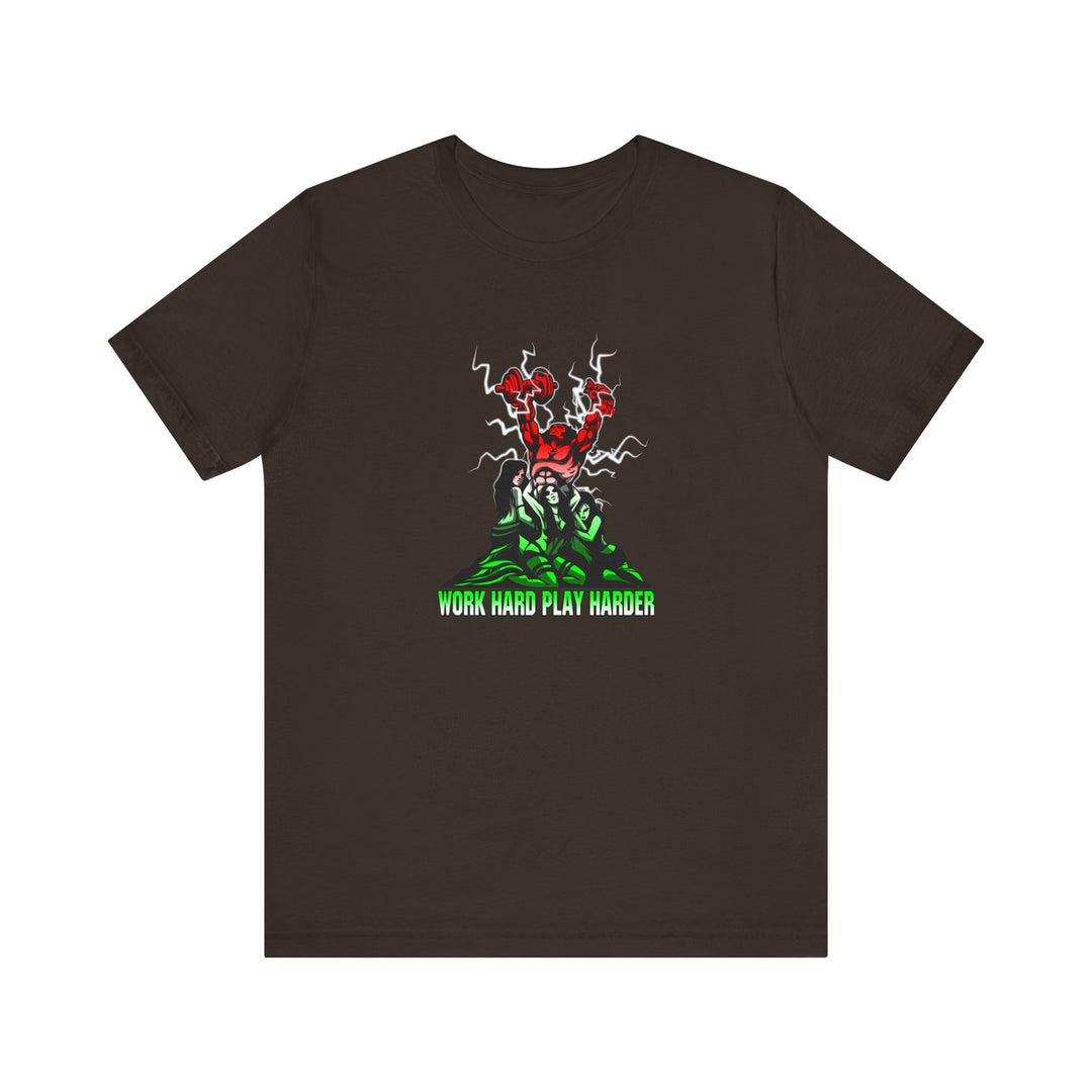 CG CONFIDENCE RED WHITE GREEN FADE /WORK HARD PLAY HARDER
