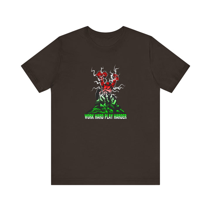 CG CONFIDENCE RED WHITE GREEN FADE /WORK HARD PLAY HARDER