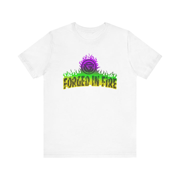 FORGED IN FIRE YELLOW GREEN PURPLE /DIAMOND PLATE STYLE