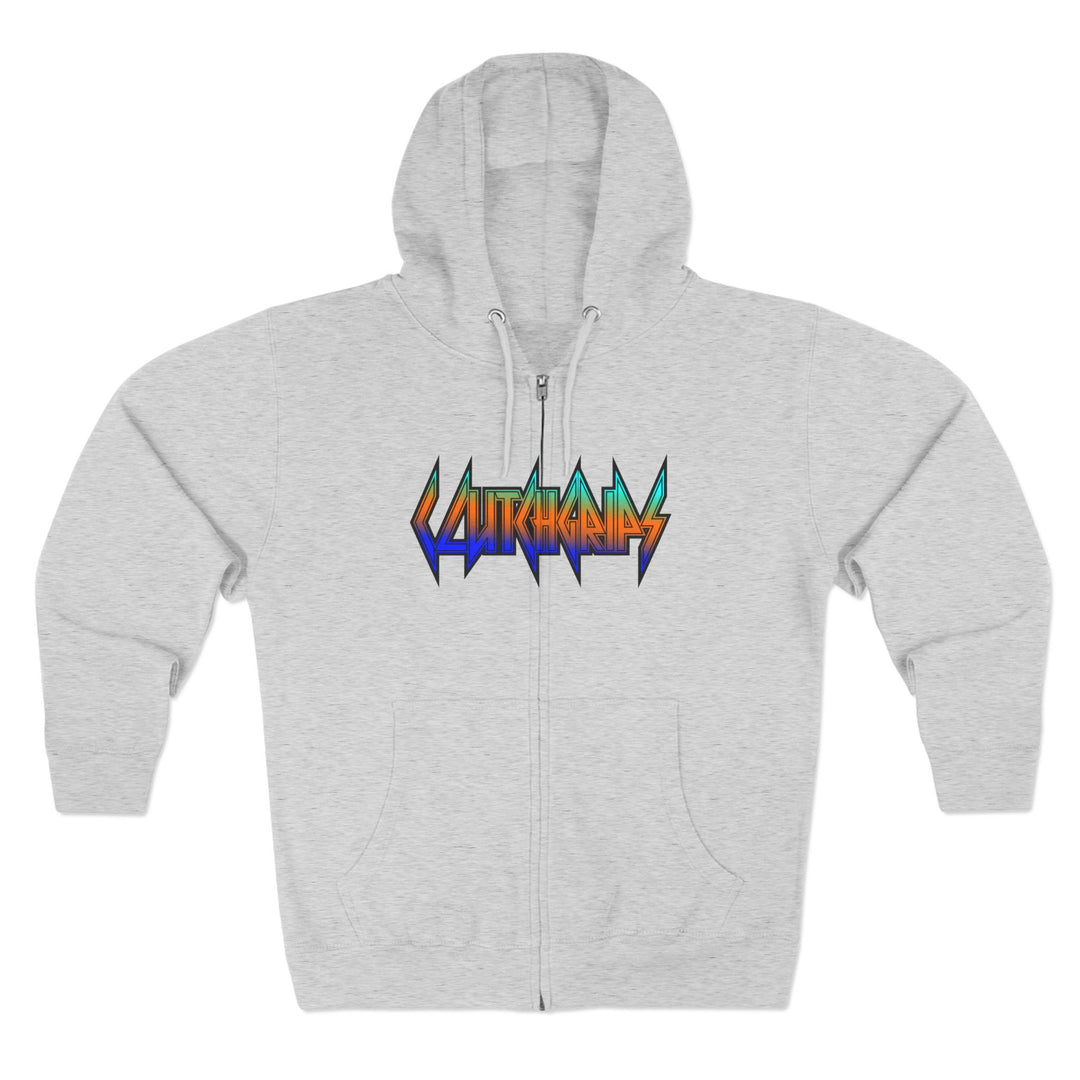 CG MAC JUMP BLUE ORANGE AQUA FADE /BELIEF ATTITUDE ACTION ZIP UP