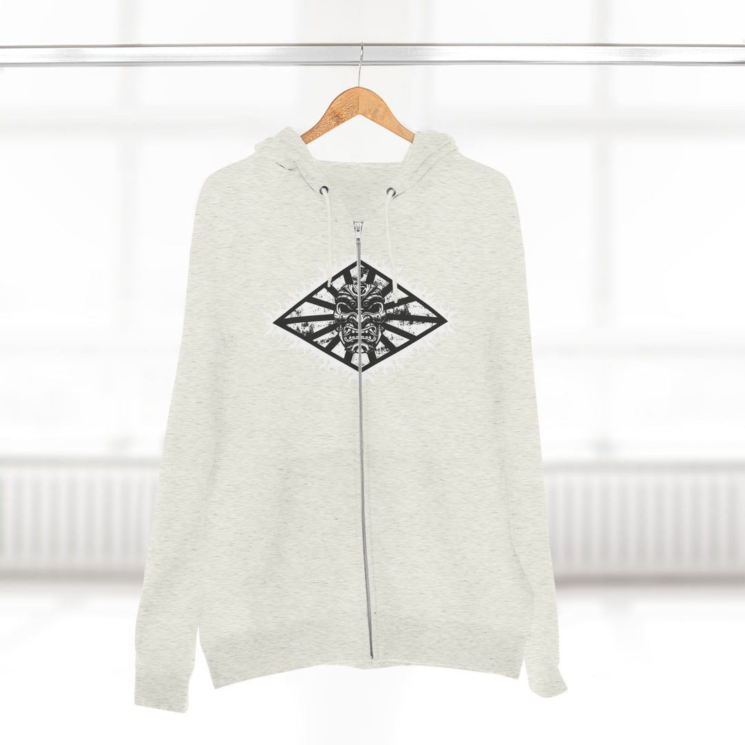 SAMURAI MASTER TRAINER BLACK WHITE /LIFT OR DIE ZIP UP