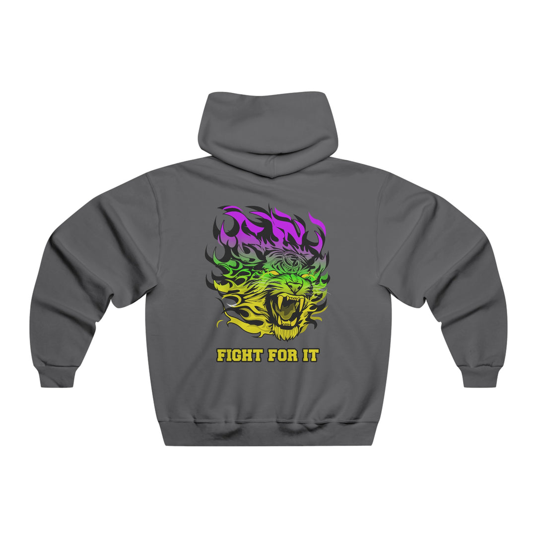 TIGER FLAME PURPLE GREEN YELLOW /FIGHT FOR IT