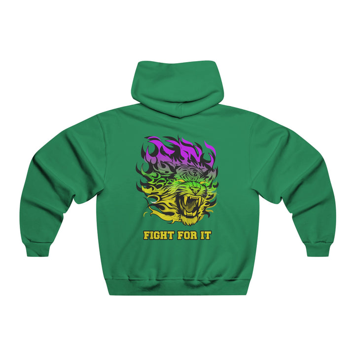 TIGER FLAME PURPLE GREEN YELLOW /FIGHT FOR IT