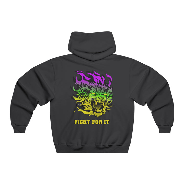 TIGER FLAME PURPLE GREEN YELLOW /FIGHT FOR IT