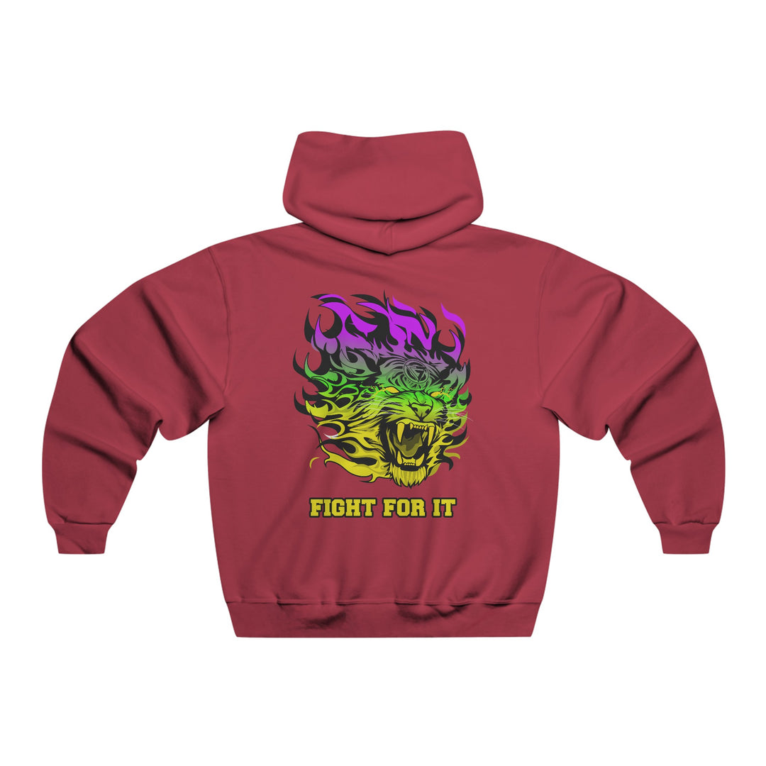 TIGER FLAME PURPLE GREEN YELLOW /FIGHT FOR IT