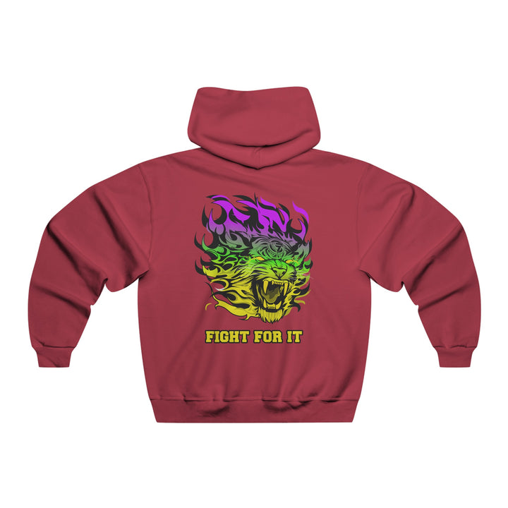 TIGER FLAME PURPLE GREEN YELLOW /FIGHT FOR IT