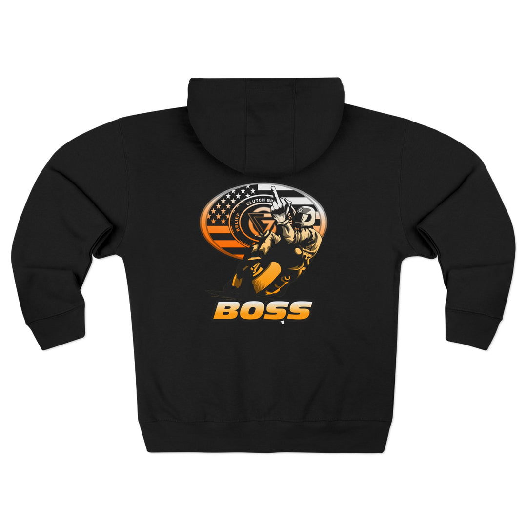 EZ RIDER ORANGE WHITE FADE /BOSS ZIP UP